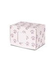 Eco Friendly-Biodegradable Box Cremation Urn-Paw Print